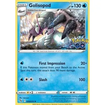 Karetní hra PGO 026/078 Golisopod - Pokémon GO Stav: Near Mint, Verze: REVERSE HOLO