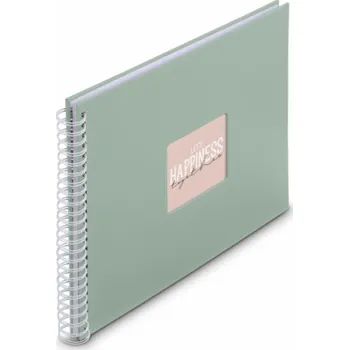 Fotoalbum Hama Fine Art Spiral Salbei 36x32 50 weiße Seiten 9868