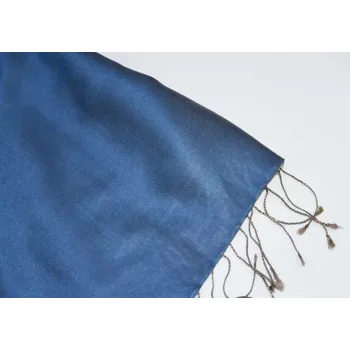 Šála Hedvábná šála Šrínagar - Královská modrá