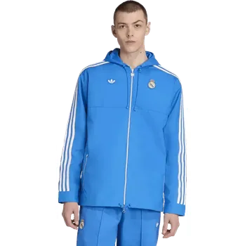 Pánská parka Pánská parka bunda Adidas Real Madrid 25/26 Terrace Icons modrá