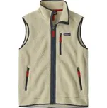 Patagonia Retro Pile Vest Men Pelican w/Smolder Blue béžová L