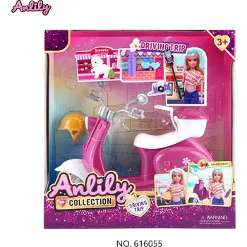 Doplněk pro panenku Anlily Skútr pro panenky s doplňky