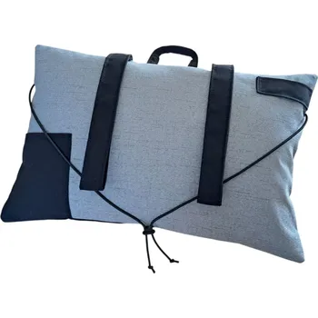 Dekorativní polštářek Čtecí polštář - šedý melír