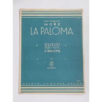 S. de Yradier - La Paloma klavír a zpěv