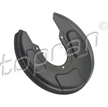 Brzdový kotouč Ochranný plech proti rozstřikování, brzdový kotouč TOPRAN 116 829