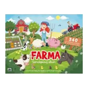 omalovánky Samolepkový album - Farma (Brožovaná)