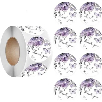 samolepka BAF Mini nálepky Thank you motýl 500 kusů