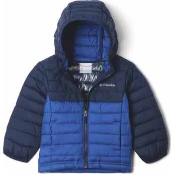 Dívčí bunda Columbia Powder Lite™ II Hooded Jacket J 2090023433 - mountain blue/collegiate navy L