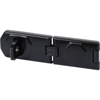 petlice a závora RICHTER CZECH Dvoukloubová ocelová petlice 155mm Černá