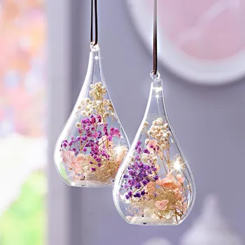 Hudebniny LED skleněná závěsná dekorace Fleurs 2 ks