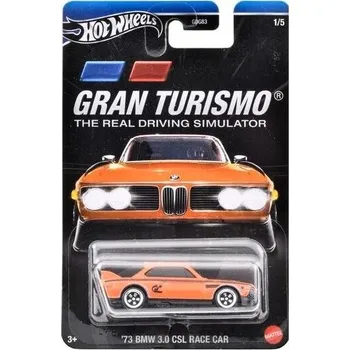 autíčko Mattel Hot Wheels Gran Turismo 73 BMW 3.0 CSL Race Car