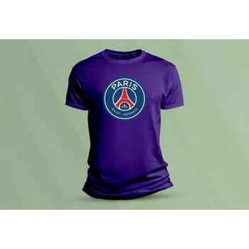 Chlapecké oblečení Dětské bavlněné tričko Paris SAINT - GERMAIN. velikost 128 (7-8 let) Purpurová