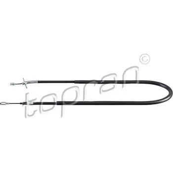Lanko parkovací brzdy Tažné lanko, parkovací brzda TOPRAN 631 765