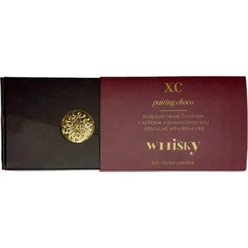 Cukrovinka Tmavé čokoládové kytičky XC Alchemy Pairing Choco Whisky 80%, 100g