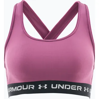 Podprsenka Sportovní podprsenka Under Armour Crossback Mid fuchsia dusk/black/white