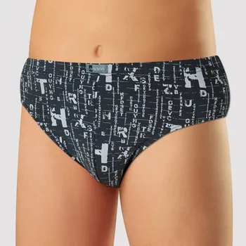 Pánské oblečení Slipy Andrie modalové PS 3591 tmavě šedé Barva: tmavě šedá, Velikost: XL