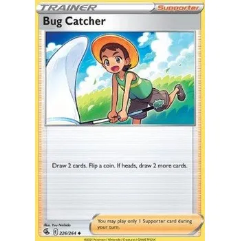 Karetní hra Pokémon FST 226/264 Bug Catcher - Fusion Strike Stav: Near Mint, Verze: REVERSE HOLO