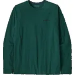 Patagonia Long-Sleeved P-6 Logo Responsibili-Tee Men Cascade Green zelená XL