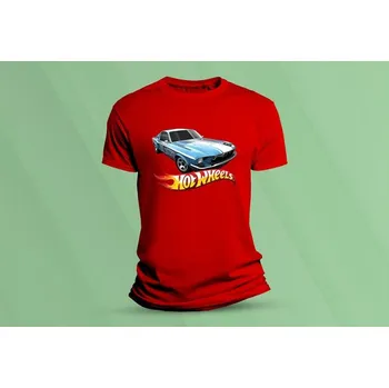 Dětské bavlněné tričko Hot Wheels 1. Červená velikost 140 (9-11 let)