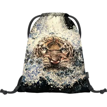 Školní batoh Sáček Baagl, eARTh - Tygr by Lukero