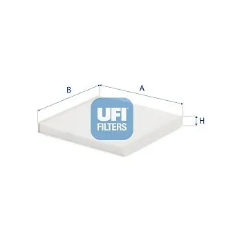 Kabinový filtr Filtr vzduchu v interiéru UFI 53.522.00