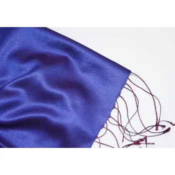 Šála Hedvábná šála Šrínagar - Ultramarínová