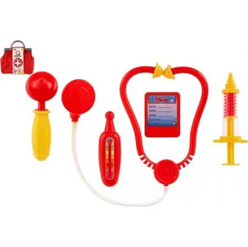 Hra na doktory Teddies Sada doktor/lékař se stetoskopem v tašce