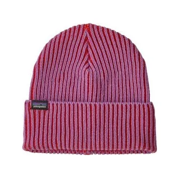 Čepice Patagonia Fishermans Rolled Beanie Contrast Stripe: Brisk Purple fialová