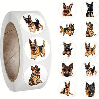 samolepka BAF Mini nálepky Německý ovčák 500 kusů