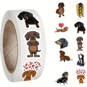 samolepka BAF Mini nálepky Veselí jezevčík 500 kusů