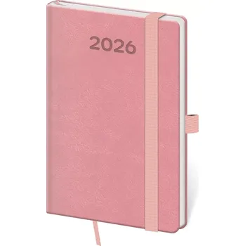 Helma365 Print Pop A6 kapesní týdenní 2026, růžový