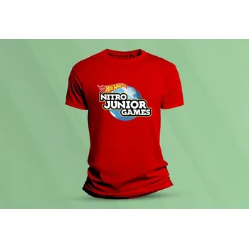 Dětské bavlněné tričko Hot Wheels 5. Červená velikost 152