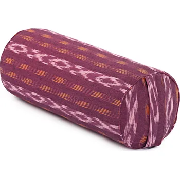 podložka na cvičení BODHI Bolster ETHNO, více variant, špaldové otruby Barva: vínová