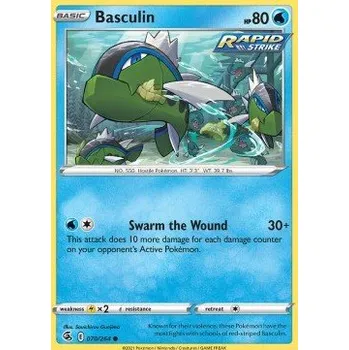 Karetní hra Pokémon FST 070/264 Basculin - Fusion Strike Stav: Near Mint, Verze: REVERSE HOLO