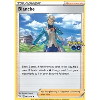 Karetní hra PGO 064/078 Blanche - Pokémon GO Stav: Near Mint, Verze: REVERSE HOLO