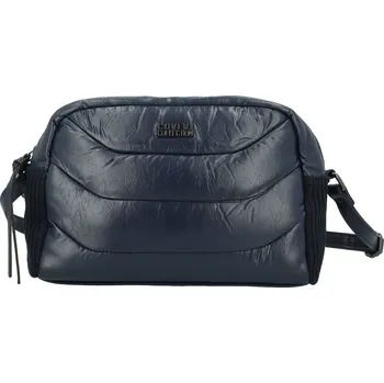 Trendy dámská koženková crossbody kabelka Coveri Darcy, tmavě modrá