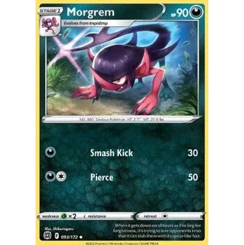 Karetní hra Pokémon BRS 093/172 Morgrem - Brilliant Stars Stav: Near Mint, Verze: REVERSE HOLO