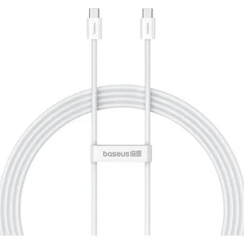 Datový kabel Kabel Baseus Superior 2 USB-C/USB-C 2m 100W bílý