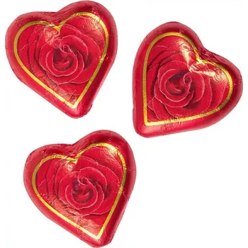 Čokoláda Storz čokoládové srdíčko s růží 15g (Storz čokoládové srdíčko s růží 15g)