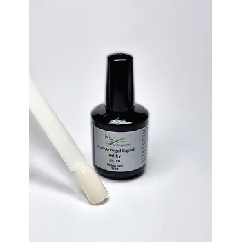 NL nails professional UV,LED PolyAcrygel liquid milky- gel lak- builder 15ml