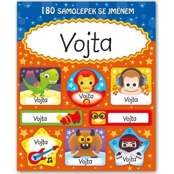 samolepka Veselé nálepky samolepky se jménem Vojta