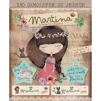 samolepka Nálepky samolepky se jménem Martina