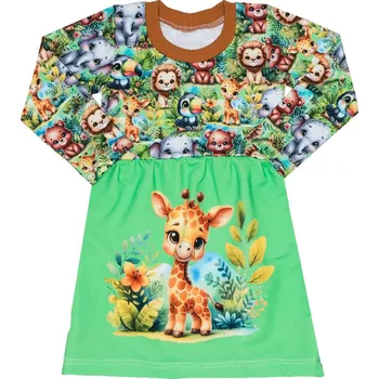 Šatičky - ZOO s žirafkou - skladem Velikost: 86