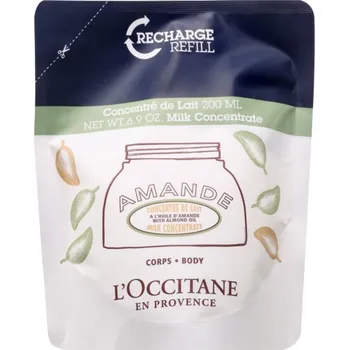 L’Occitane Almond Milk Concentrate zpevňující tělový krém náhradní náplň 200 ml