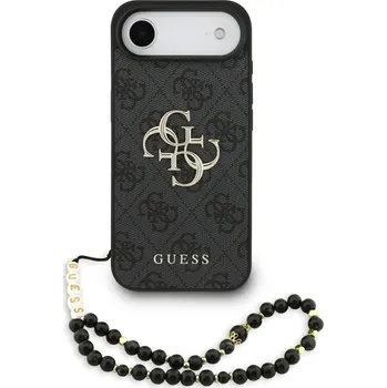 Pouzdro na mobilní telefon Zadní kryt GUESS 4G Strap 4G Classic Logo pro iPhone Air black