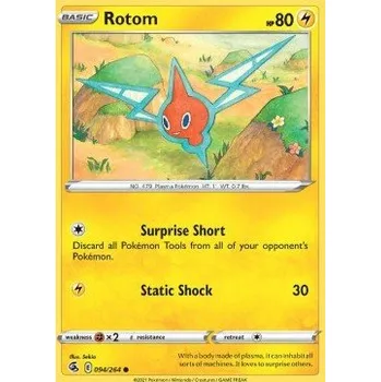 Karetní hra Pokémon FST 094/264 Rotom - Fusion Strike Stav: Near Mint, Verze: REVERSE HOLO