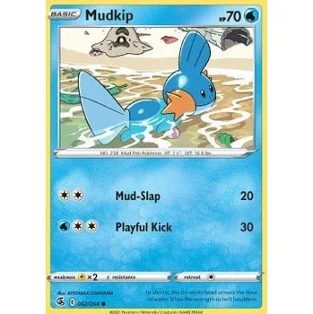 Sběratelská karetní hra Pokémon FST 062/264 Mudkip - Fusion Strike Stav: Near Mint, Verze: REVERSE HOLO