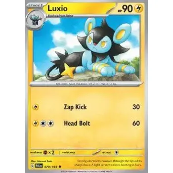 Sběratelská karetní hra Pokémon PAL 070/193 Luxio - Paldea Evolved Stav: Near Mint, Verze: REVERSE HOLO