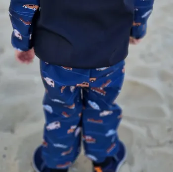 Yháček Softshellové kalhoty s beránkem Yháček, Auta Velikost: 128