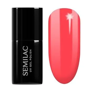 Přípravek na nehty Semilac UV lak na nehty Hybrid 445 Tropical Flamingo 7ml
